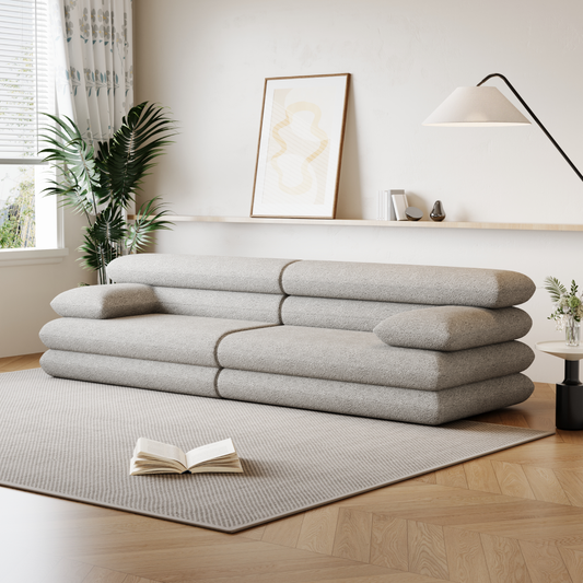 Sofá Modular 303cm SMART SOFÁ - Embalado a Vácuo em Espuma de Alta Densidade