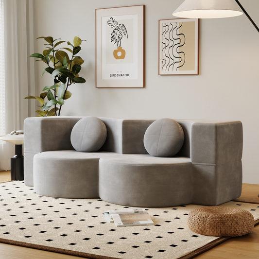 Sofá-Cama Amendoim 198cm SMART SOFÁ - Sofá Embalado a Vácuo em Espuma de Alta Densidade