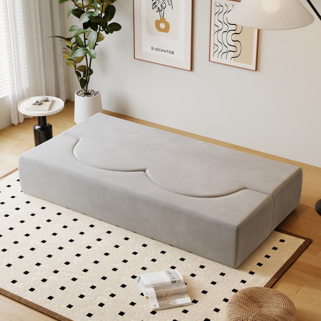 Sofá-Cama Amendoim 198cm SMART SOFÁ - Sofá Embalado a Vácuo em Espuma de Alta Densidade