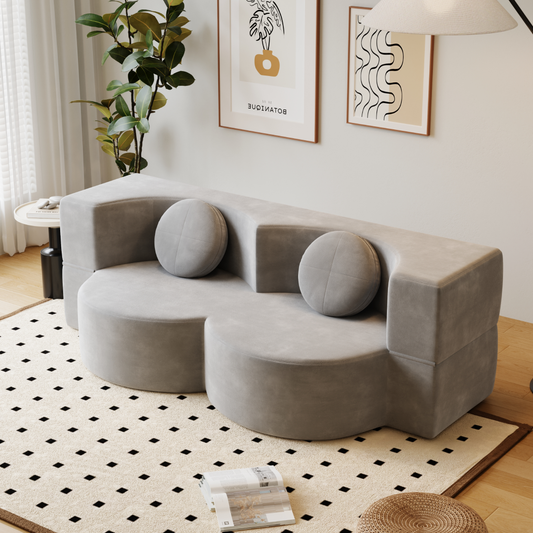 Sofá-Cama Amendoim 198cm SMART SOFÁ - Sofá Embalado a Vácuo em Espuma de Alta Densidade