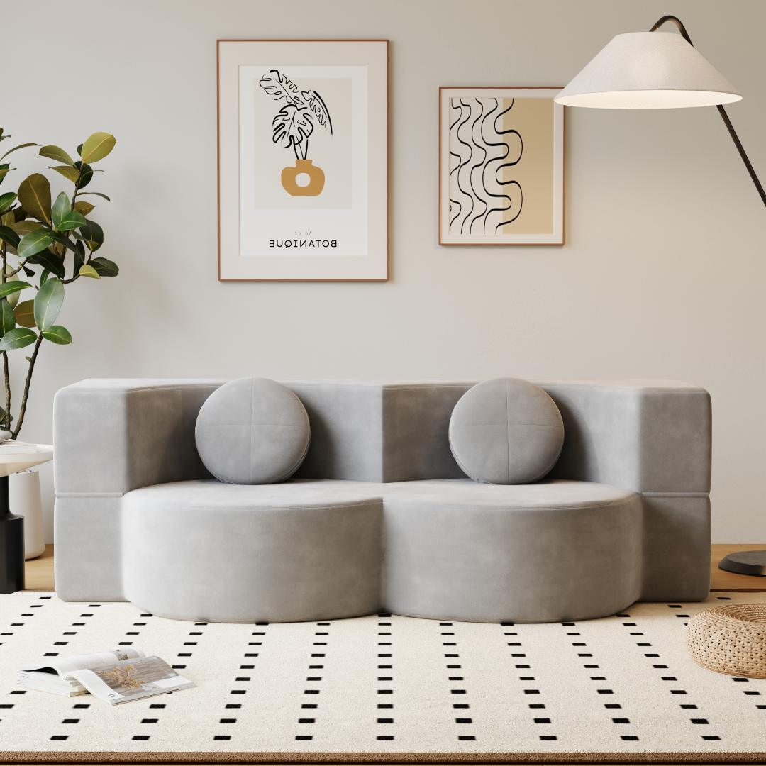 Sofá-Cama Amendoim 198cm SMART SOFÁ - Sofá Embalado a Vácuo em Espuma de Alta Densidade