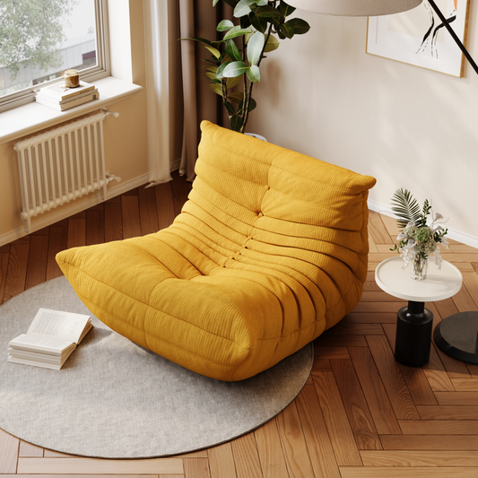 Sofá Caterpillar SMART SOFÁ - Sofá Embalado a Vácuo em Espuma e Tecido Veludo 90cm